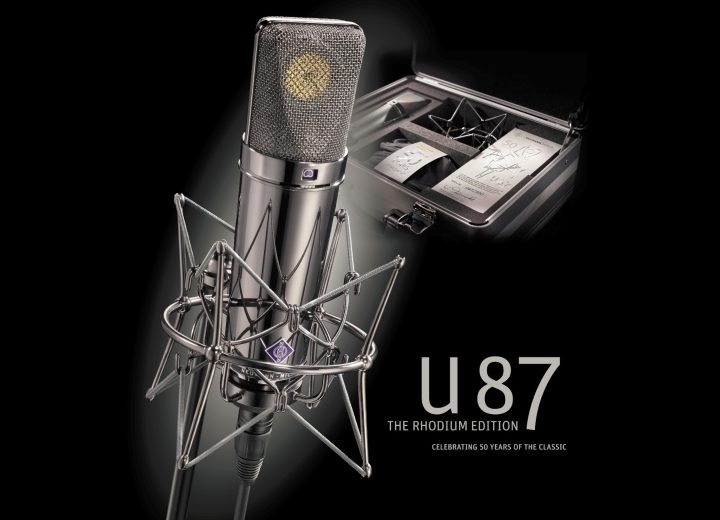 NEUMANN U 87 Rhodium Edition