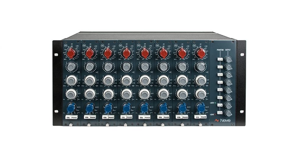 AMS NEVE 1073 8-Unit Rack Full Loaded