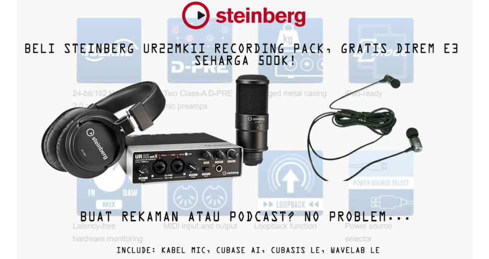 STEINBERG PROMO: UR22mkII Recording Pack