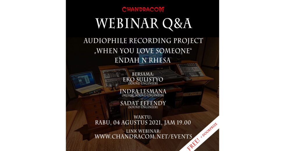 WEBINAR Q&A Audiophile Recording Project