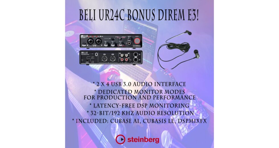 STEINBERG PROMO: Beli UR24C Bonus Direm E3!