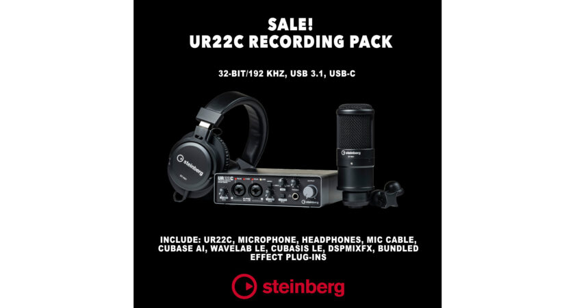 STEINBERG UR22C Recording Pack Sale!