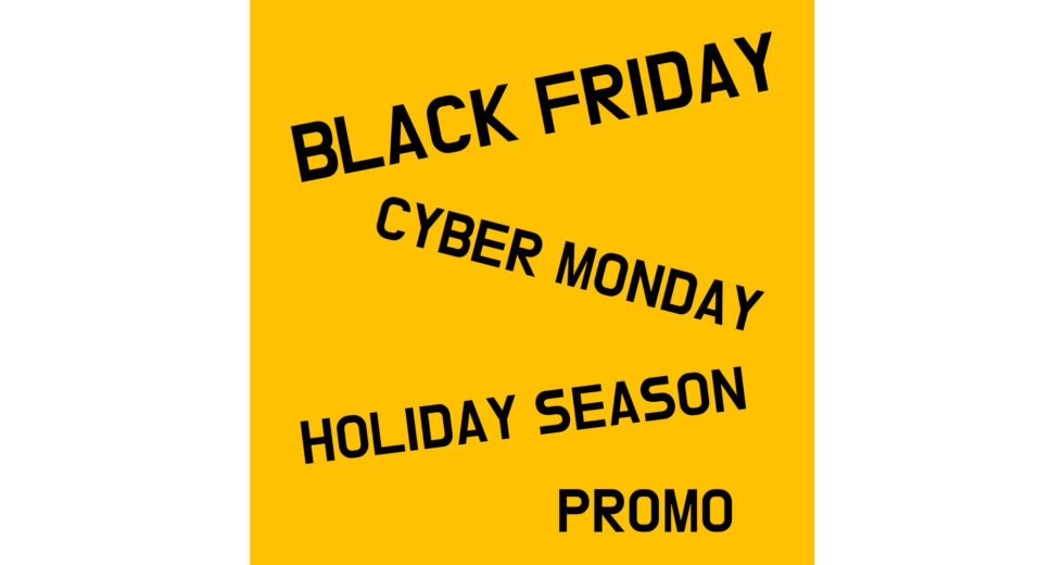 BLACK FRIDAY PROMO